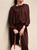 Gathered Viscose Top