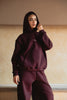 BURGUNDY HOODIE