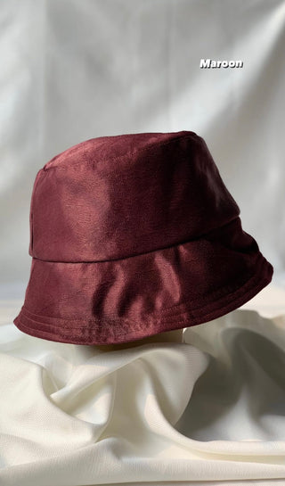 Maroon Bucket Hat