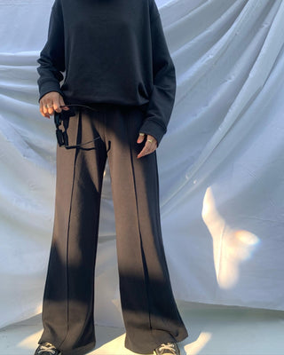 Fleece Wide Leg Trousers