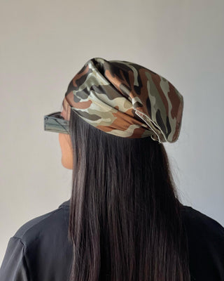 ‘Camo’ Silk Bandana